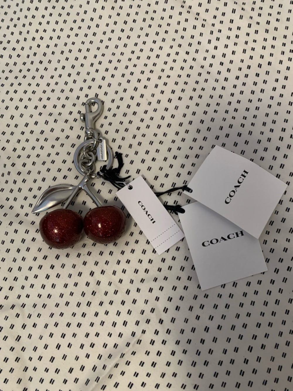 Coach Cherry Charm NWT